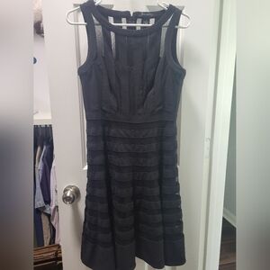 White House Black Market Black Sheath Cocktail Dress
